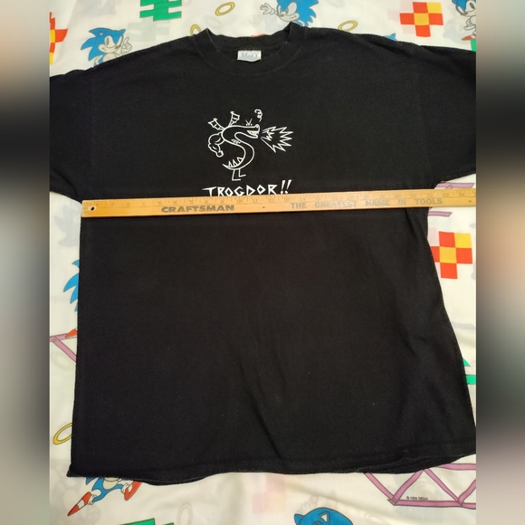 Vintage 2000s Y2K Trogdor Homestar Runner t-shirt size XL - Picture 4 of 7